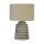 Lampe de table Béton Tissu 43 cm Ø 30 cm Gris E14 Moderne