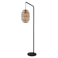 Lampadaire Boho Corbeille Bambou 160 cm de haut...