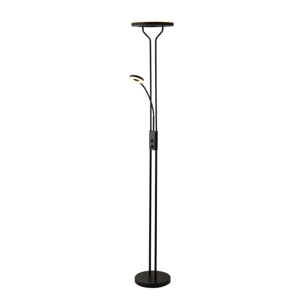 Plafonnier LED à intensité variable 193 cm 3000 K noir Bras de lecture