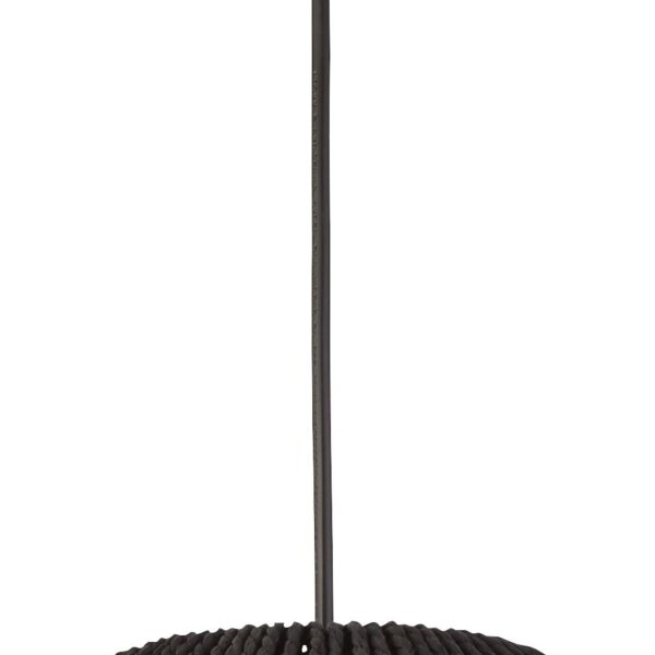 Suspension corde Noir E27 Ø 30 cm H : max. 1,5 m Moderne