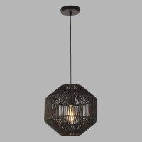 Suspension corde Noir E27 Ø 30 cm H : max. 1,5 m...