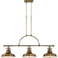 Suspension RURAL laiton Lampe 3xE27 L:133cm