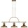 Suspension RURAL laiton Lampe 3xE27 L:133cm