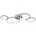 Plafonnier LED Chrome L : 75 cm 3000 K 2240 lm Métal