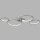 Plafonnier LED Chrome L : 75 cm 3000 K 2240 lm Métal