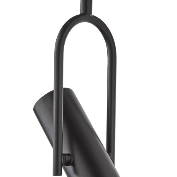 Suspension réglable Noir GU10 Métal Moderne ELENA