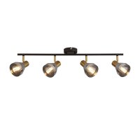 Projecteur de plafond verre m&eacute;tal L : 84 cm...
