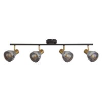 Projecteur de plafond verre métal L : 84 cm...