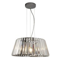 Lampe à suspendre cristal 5x E14 Ø 47 cm...
