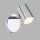 Applique LED chrome 3000 K 359 lm métal ajustable