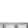 Lampe à suspendre verre métal L : 90 cm 5x E27 chrome clair