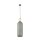 Suspension en laiton blanc gravé E27 Ø 15 cm verre