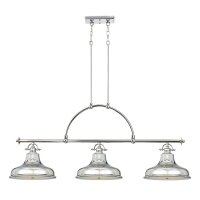 Suspension RURAL en argent 3xE27 Lampe de table à...