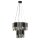 Lustre cristal G9 noir gris fumé