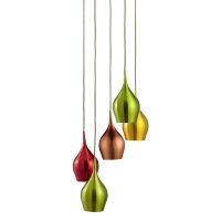 Lampe à suspendre verre Ø 30 cm H : max....