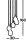 Lampe à suspendre verre Ø 30 cm H : max. 1,6 m 5-flamme E14 multicolore