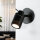 Applique IP44 GU10 Ø 10 cm noir mat orientable