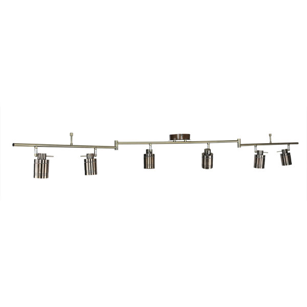 Spot de plafond 6-flamme IP44 GU10 en laiton antique métal salle de bain