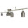 Spot de plafond 6-flamme IP44 GU10 en laiton antique métal salle de bain