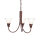 Lustre rustique ROHDIN en cuivre 3x14 Luminaire