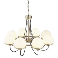 Lustre avec abat-jour Ø 75 cm sphère ronde...