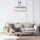 Lampe à suspendre cristal 78 cm de long 5x E14 métal verre