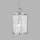 Lampe à suspendre cristal Ø 26 cm 2x E14 verre métal art nouveau