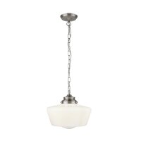 Lampe &agrave; suspendre IP44 E27 D : 30 cm en argent mat...