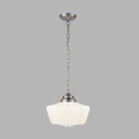 Lampe à suspendre IP44 E27 D : 30 cm en argent mat...