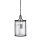 Art Déco Suspension Noir Ø 26 cm Cristal 2x E14