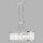 Suspension cristal 78 cm de long H : max. 1,5 cm 2x E14