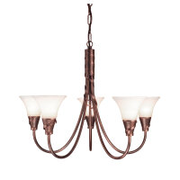 Lustre ROHDIN Rustique 5x14 raccourcissable Lampe