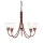 Lustre ROHDIN Rustique 5x14 raccourcissable Lampe