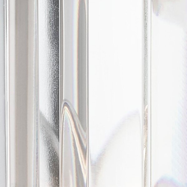 Applique murale cristal E14 Art Déco H : 35 cm en chrome transparent