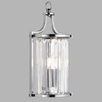 Applique murale cristal E14 Art Déco H : 35 cm en...