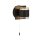 Applique LED salle de bain Up Down interrupteur IP44 noir clair 3000 K