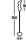 Lampadaire 2 flammes noir GU10 150 cm métal ajustable