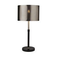 Lampe de chevet E27 59,5 cm Noir Moderne