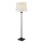 Lampadaire petit 156 cm noir blanc E27