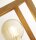 Lampe de table petite H : 25 cm E27 Naturel Bambou Bois