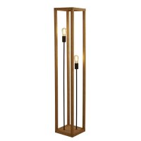 Lampadaire en bambou 140 cm de haut carré naturel...