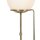 Lampe de table verre métal en laiton antique blanc E27 50 cm