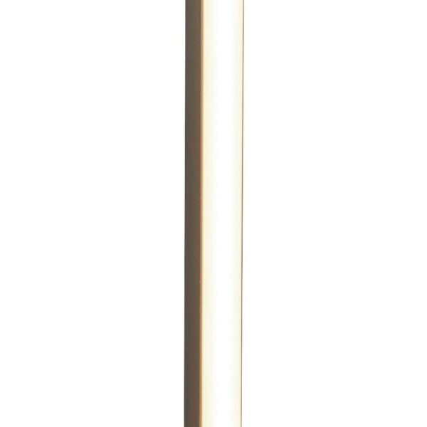Lampe de table LED avec fonction tactile 50 cm en argent mat