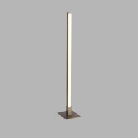 Lampe de table LED avec fonction tactile 50 cm en argent mat