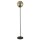 Lampadaire Noir Champagne E27 150 cm Verre Métal