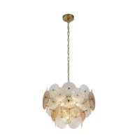 Suspension verre métal Ø 45 cm...