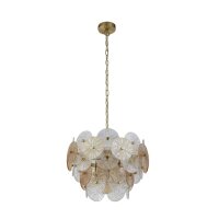 Suspension verre métal Ø 45 cm...