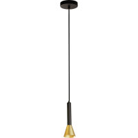 Lampe à suspendre Noir Or GU10 D : 9 cm...