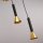 Lampe à suspendre à 5 flammes GU10 Ø 37 cm en noir et or