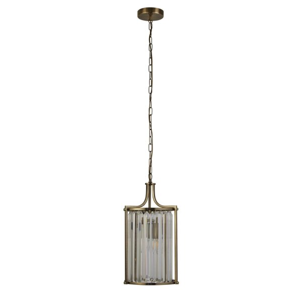 Lampe à suspendre cristal Art Déco Ø 26 cm H : max. 1,5 cm 2x E14